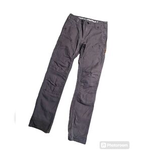 Dovetail Workwear Jeans Womens 2/32 Britt Utility Double Knee Gray28x32